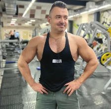 Functional training setup with mature clients practicing balance and strength